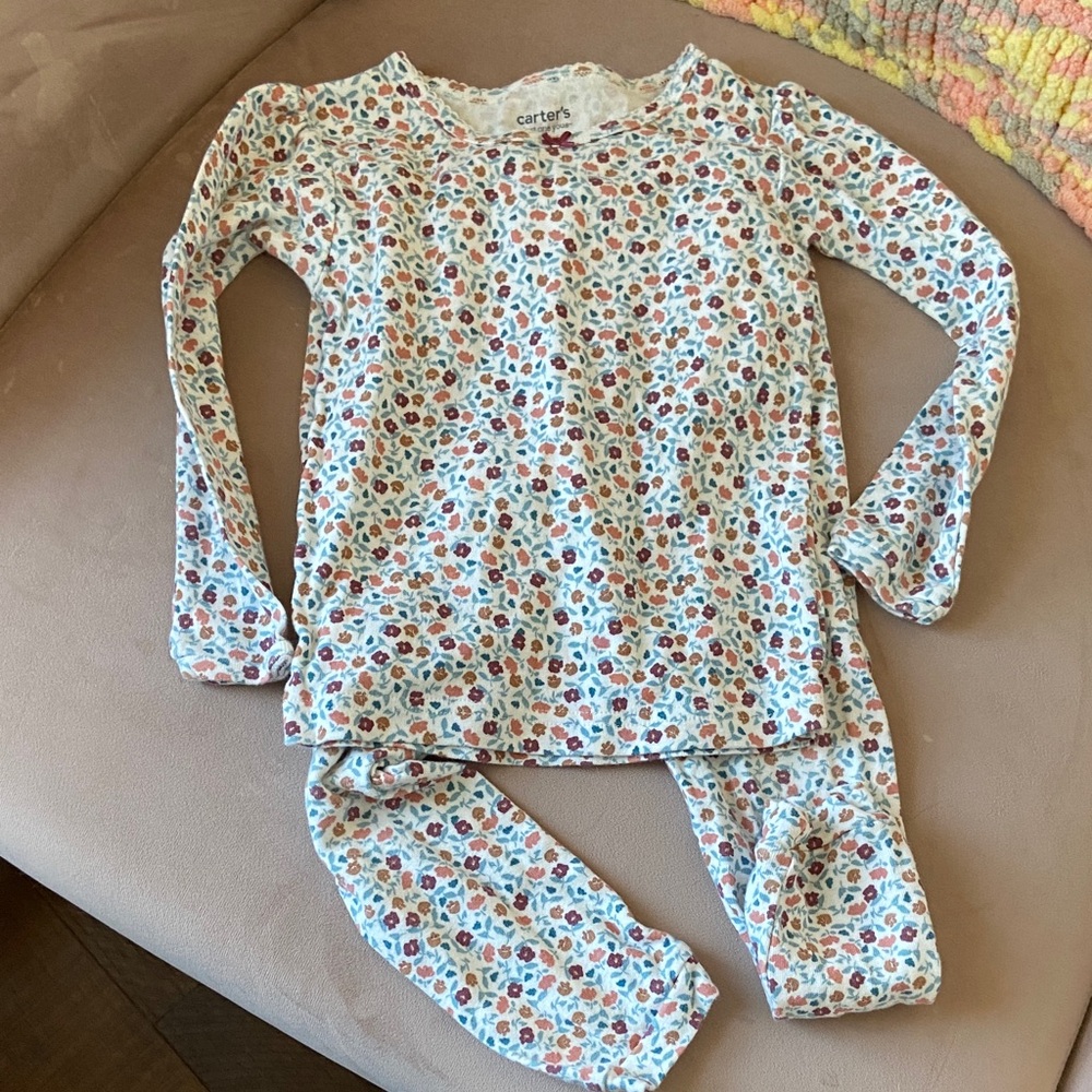 Carter's Girls Floral Pajama Set Floral 3T